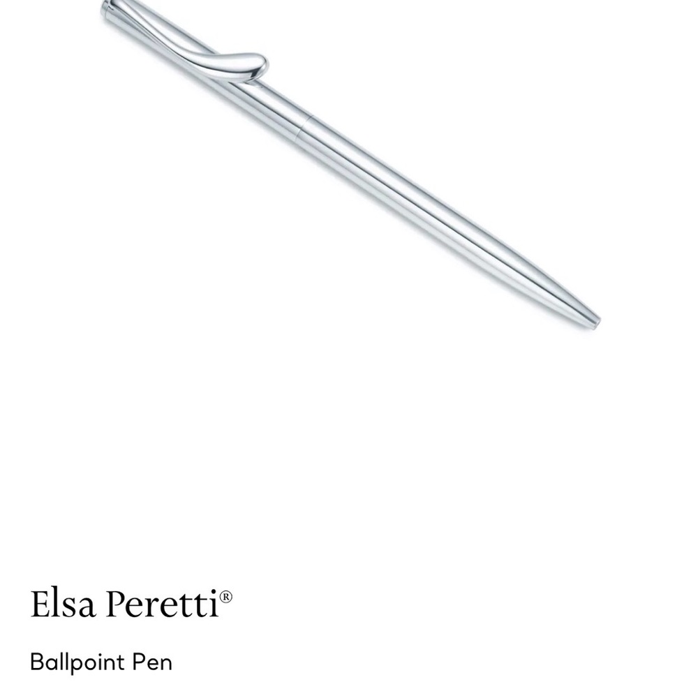 Tiffany & Co. Elsa Peretti Sterling Silver Ballpoint Pen - Picture 3 of 3